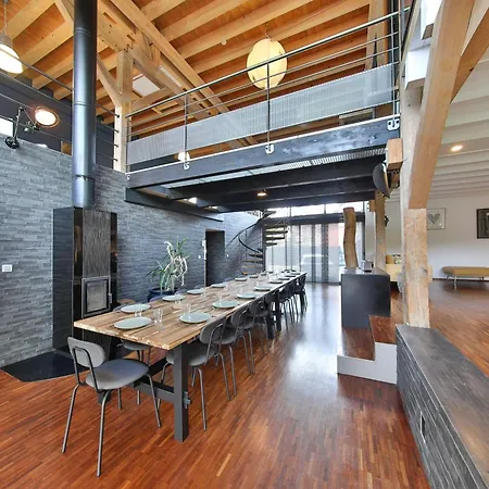 Villa Ancienne Grange Renovee Esprit Loft Dietwiller